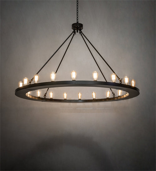 Meyda Tiffany - 241212 - 20 Light Chandelier - Loxley - Timeless Bronze