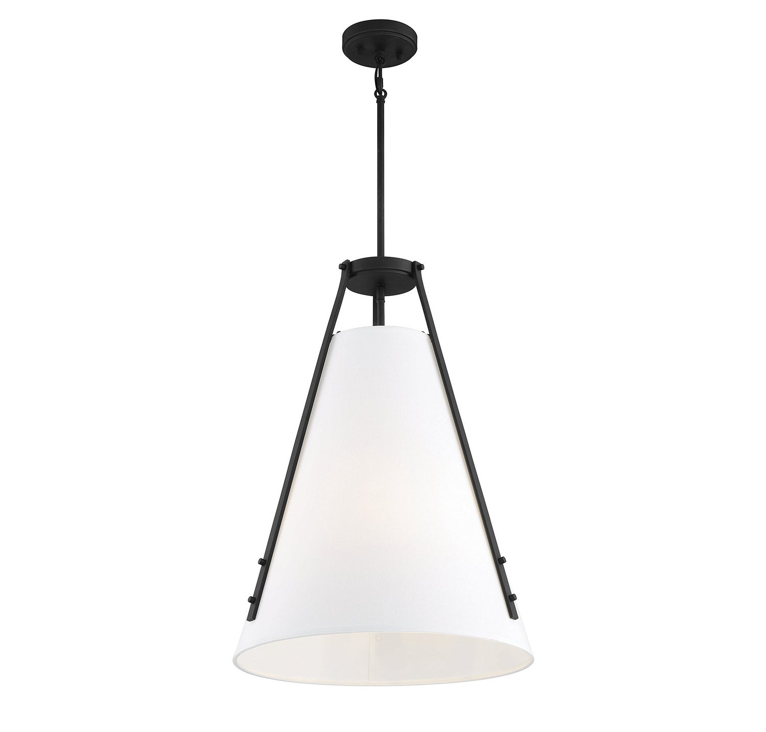 Savoy House - 7-2521-4-89 - Four Light Pendant - Newport - Matte Black