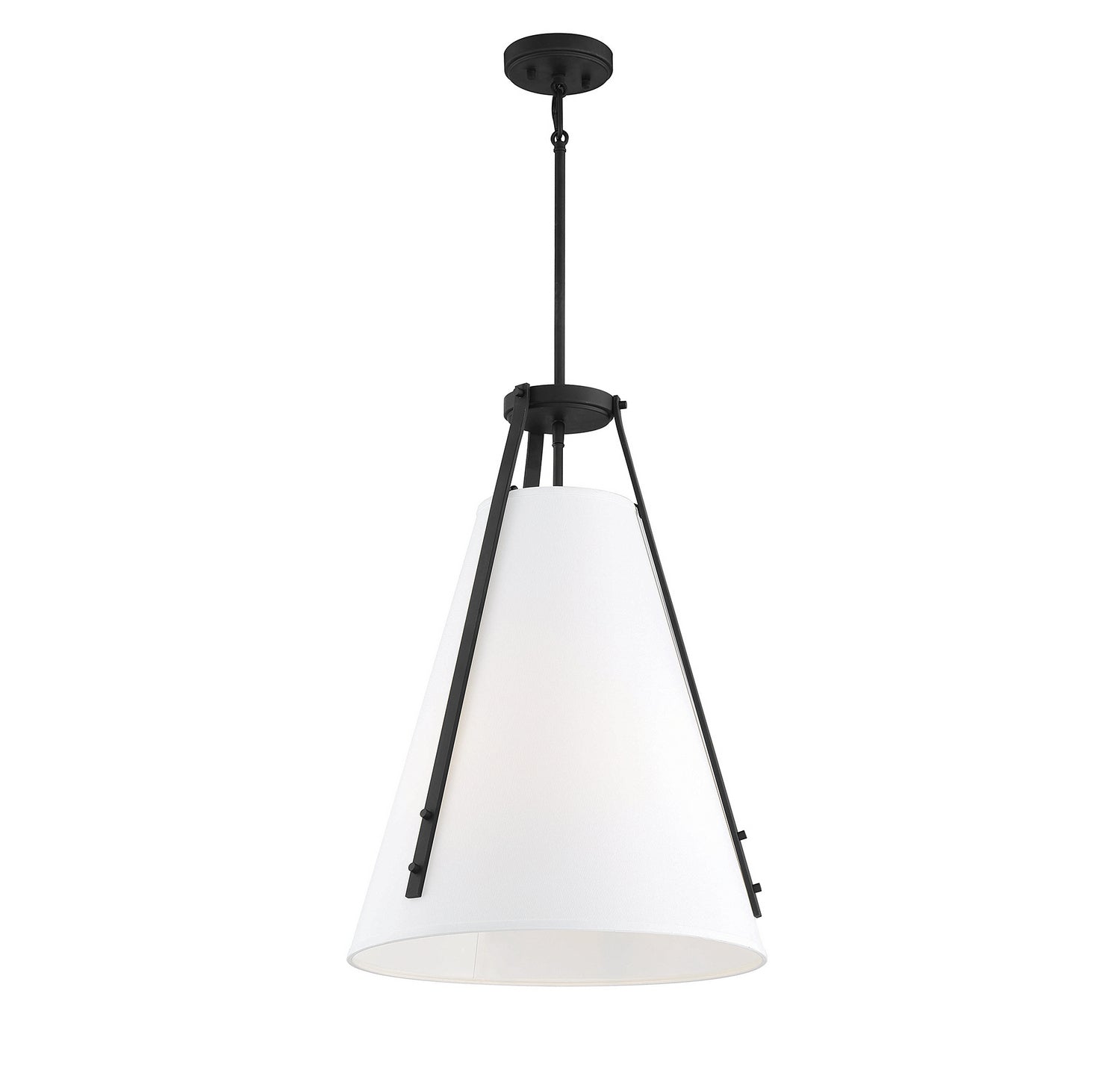 Savoy House - 7-2521-4-89 - Four Light Pendant - Newport - Matte Black