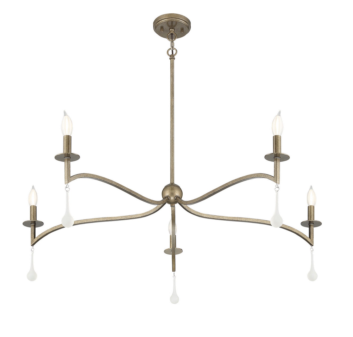 Savoy House - 1-1099-5-182 - Five Light Chandelier - Laramie - Chelsea Gold