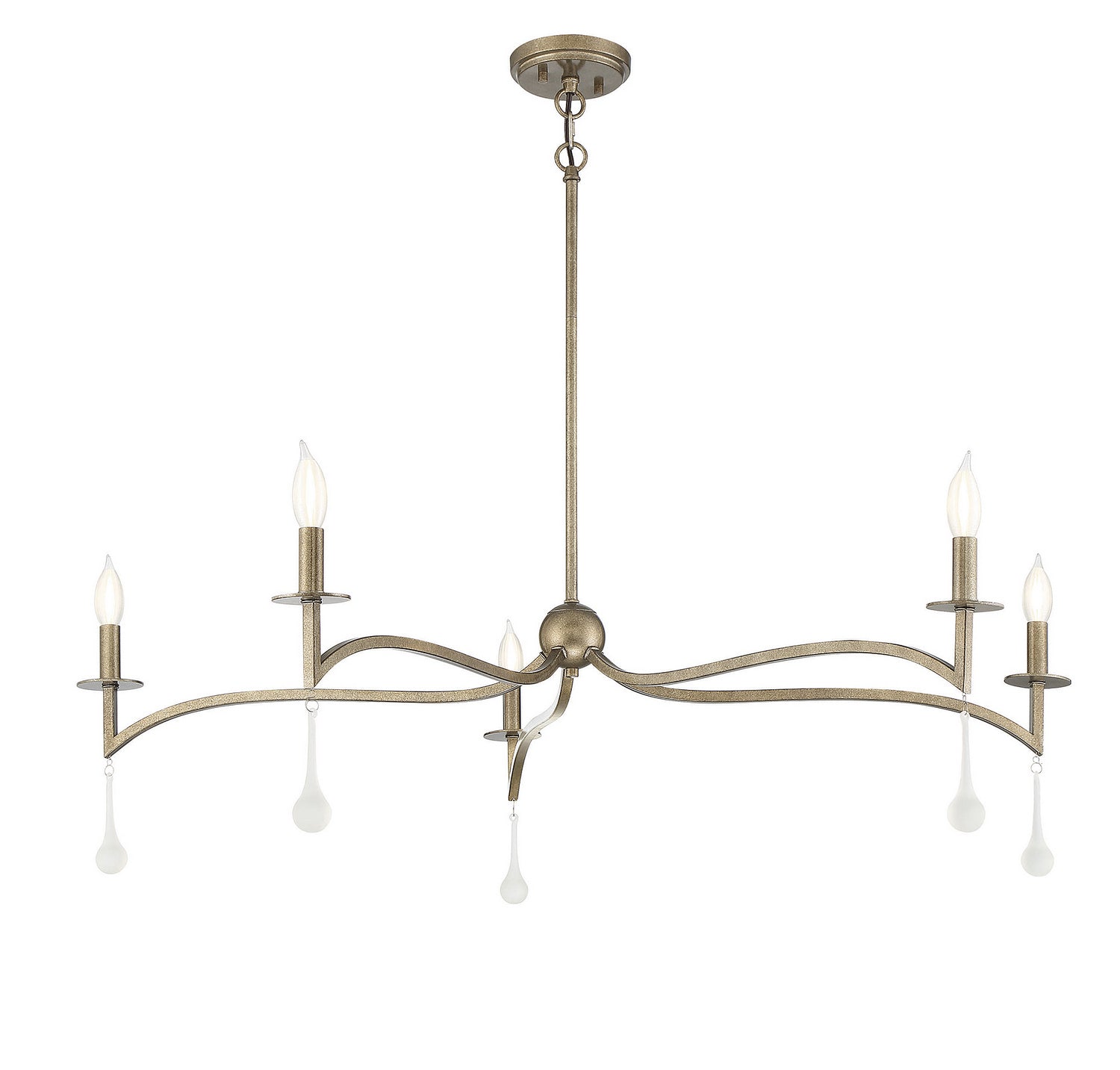 Savoy House - 1-1099-5-182 - Five Light Chandelier - Laramie - Chelsea Gold