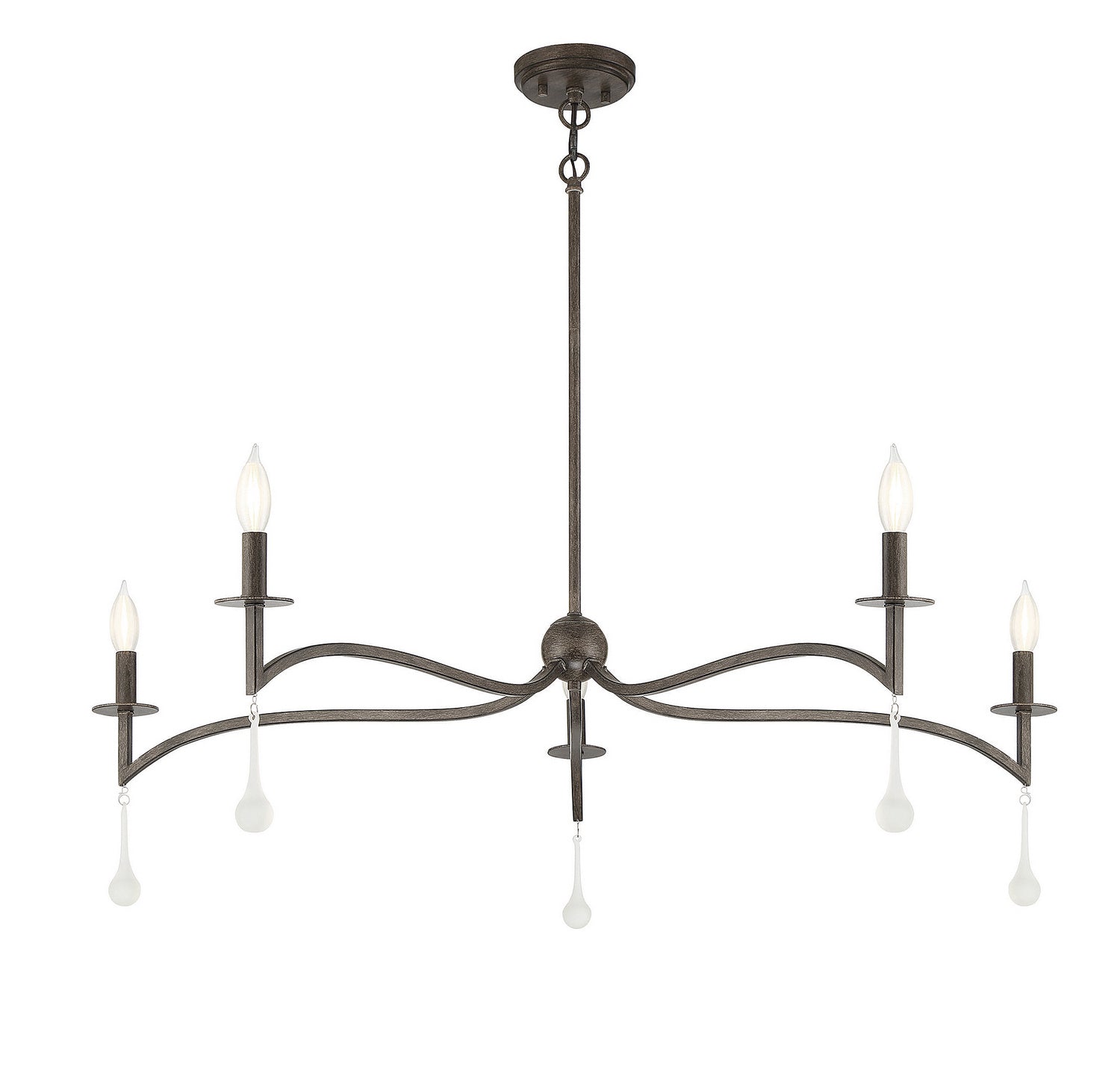 Savoy House - 1-1099-5-183 - Five Light Chandelier - Laramie - Chelsea Walnut