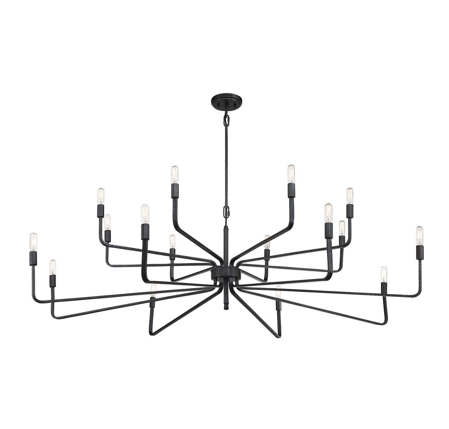 Savoy House - 1-6402-16-190 - 16 Light Chandelier - Salem - Forged Iron