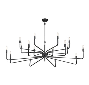 Savoy House - 1-6402-16-190 - 16 Light Chandelier - Salem - Forged Iron