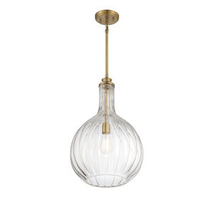 Savoy House - 7-2255-1-322 - One Light Pendant - Brandon - Warm Brass