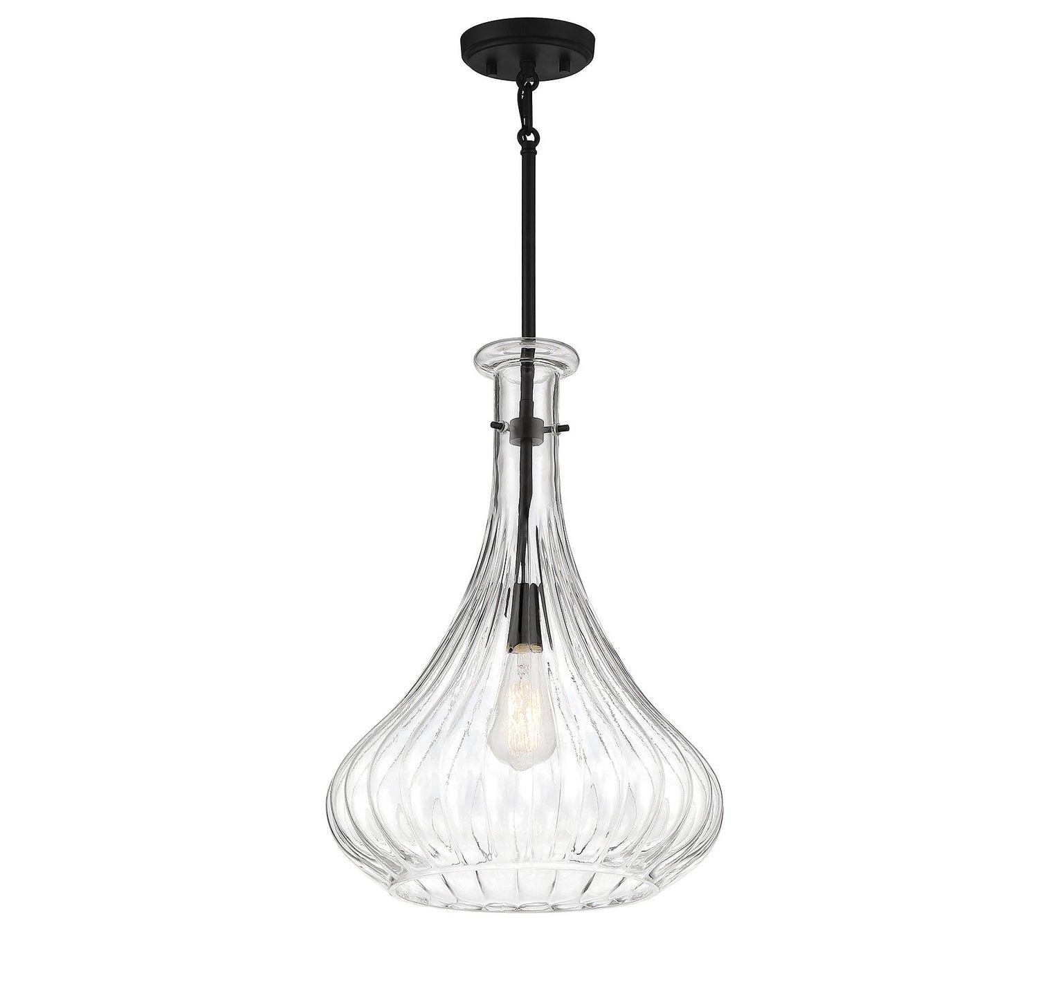 Savoy House - 7-2265-1-89 - One Light Pendant - Bristo - Matte Black