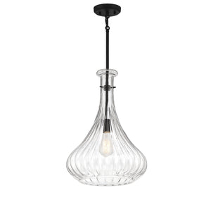 Savoy House - 7-2265-1-89 - One Light Pendant - Bristo - Matte Black