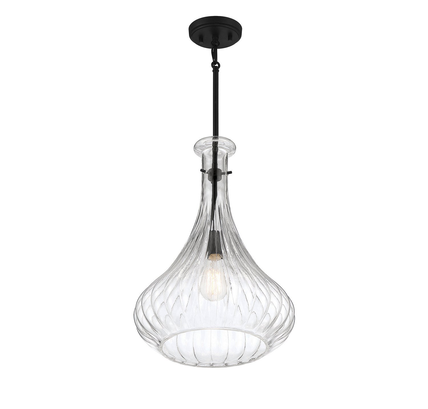 Savoy House - 7-2265-1-89 - One Light Pendant - Bristo - Matte Black