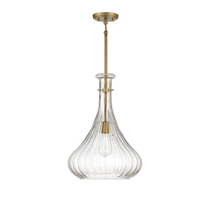 Savoy House - 7-2265-1-322 - One Light Pendant - Bristo - Warm Brass