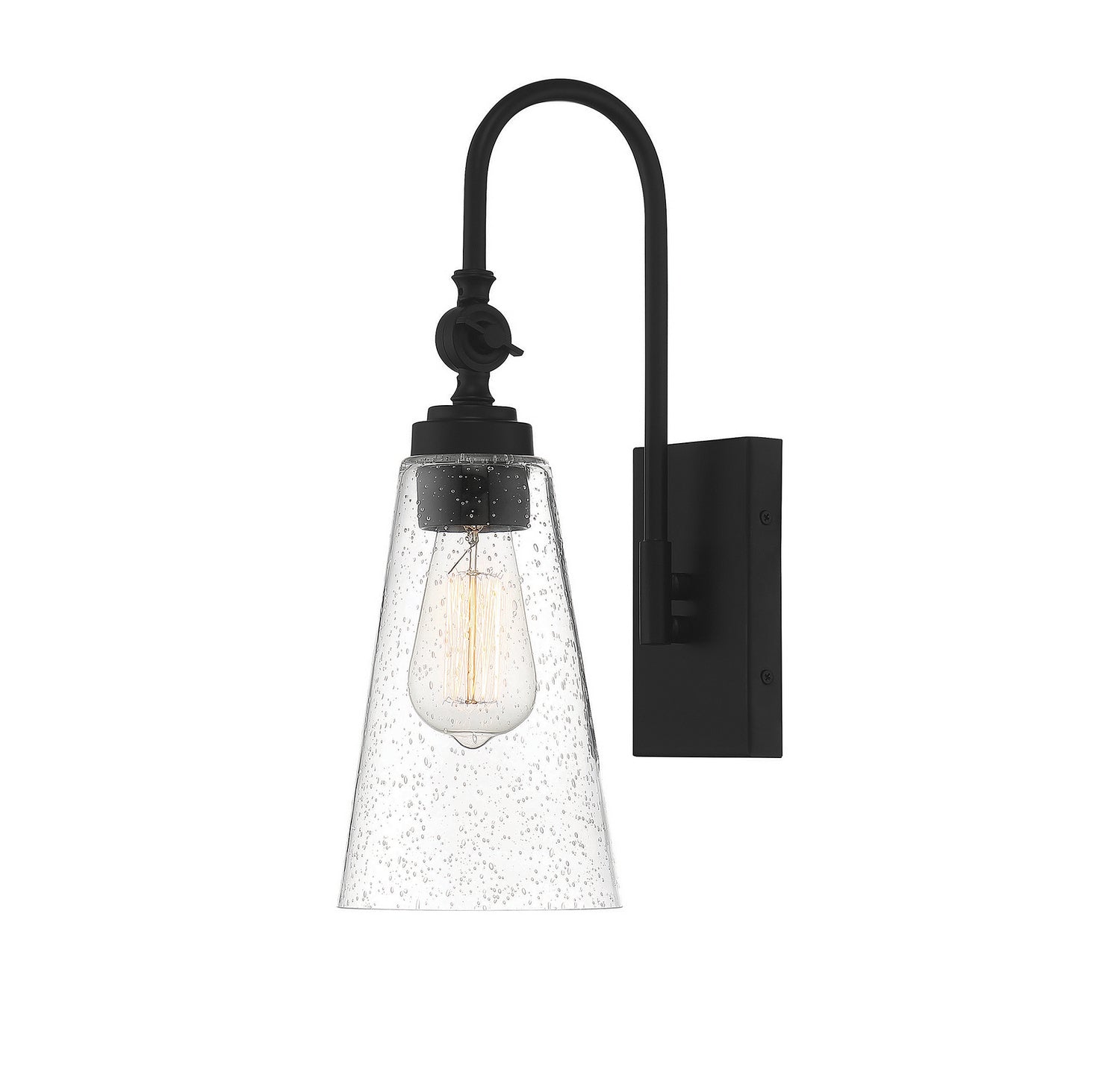 Savoy House - 9-108-1-89 - One Light Wall Sconce - York - Matte Black