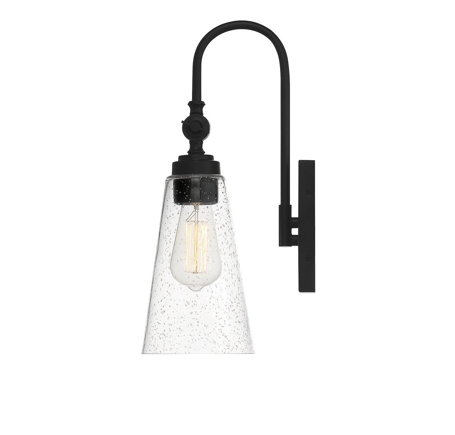 Savoy House - 9-108-1-89 - One Light Wall Sconce - York - Matte Black