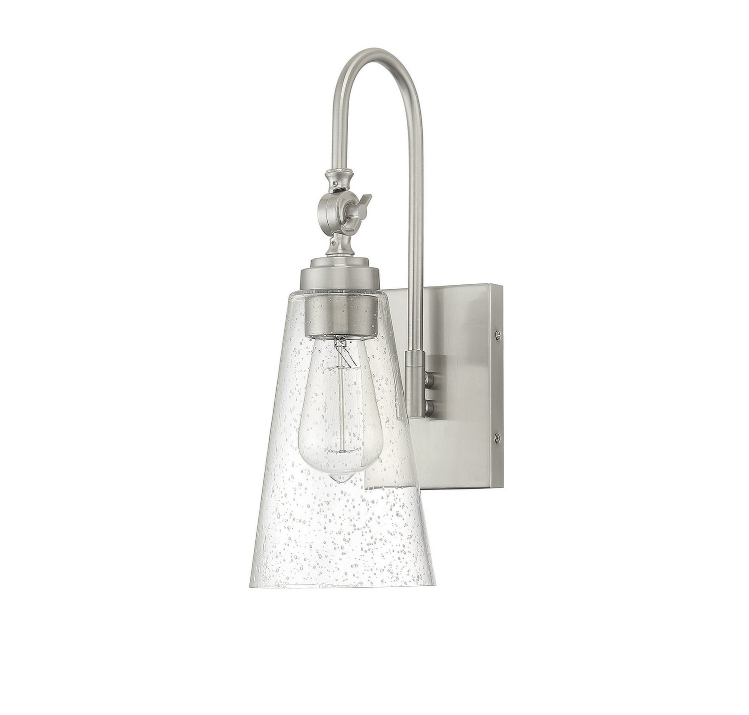 Savoy House - 9-108-1-SN - One Light Wall Sconce - York - Satin Nickel