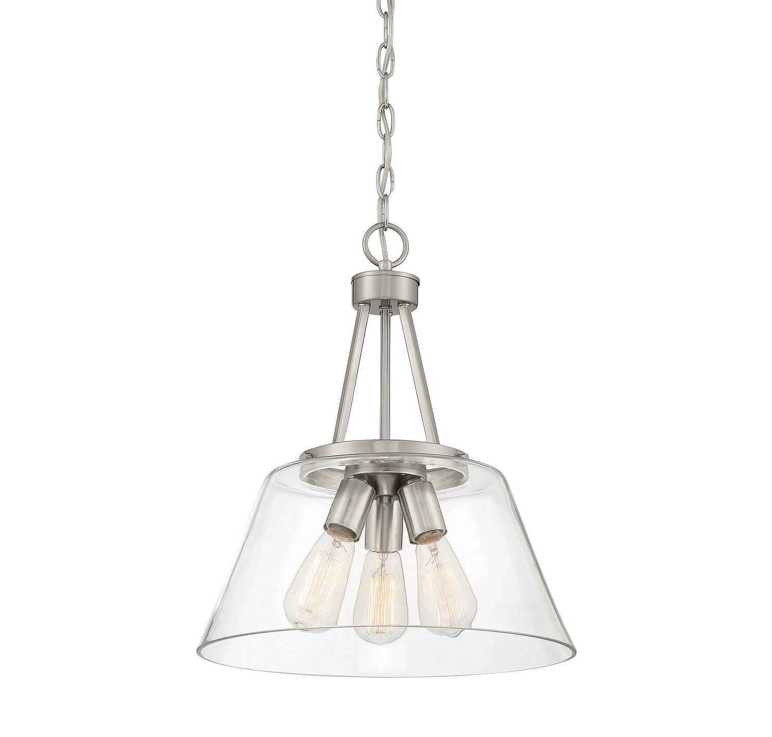 Savoy House - 7-1025-3-SN - Three Light Pendant - Calhoun - Satin Nickel