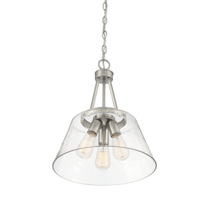 Savoy House - 7-1025-3-SN - Three Light Pendant - Calhoun - Satin Nickel