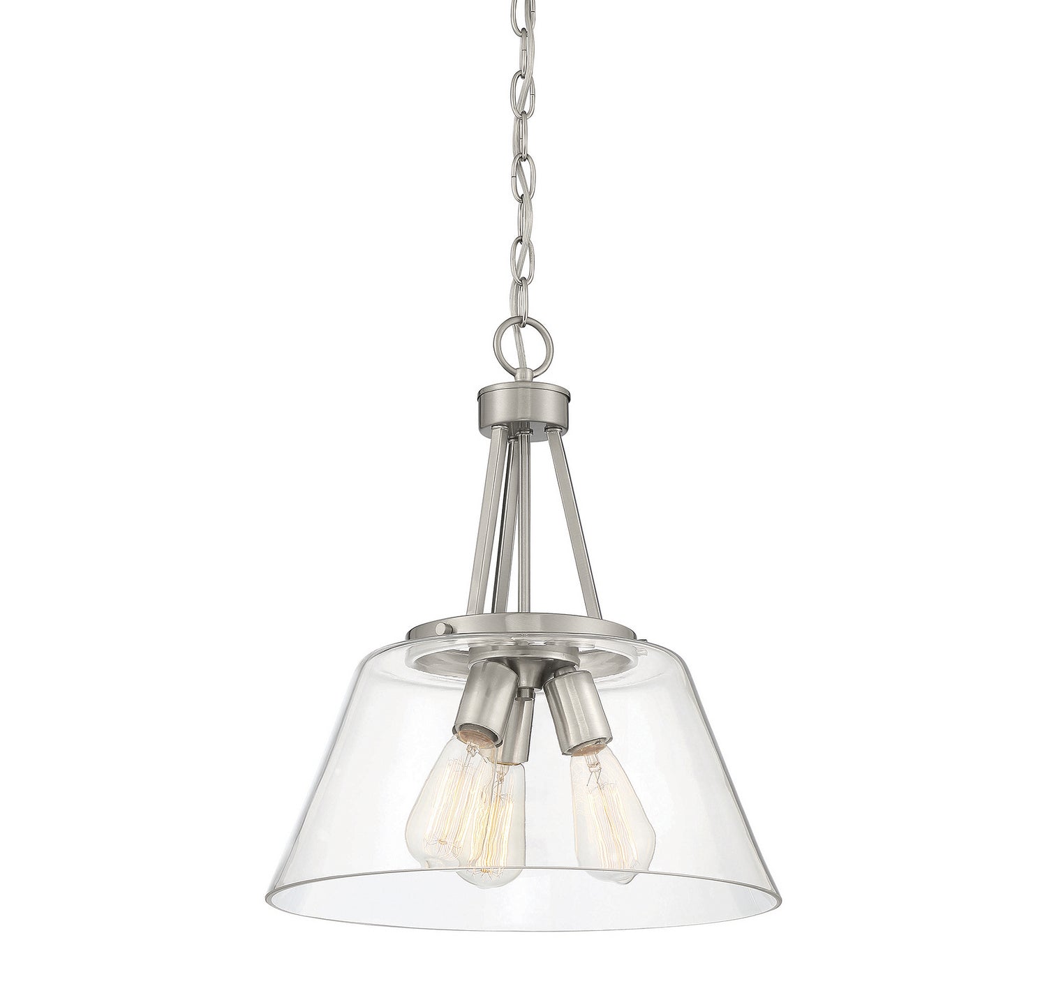 Savoy House - 7-1025-3-SN - Three Light Pendant - Calhoun - Satin Nickel