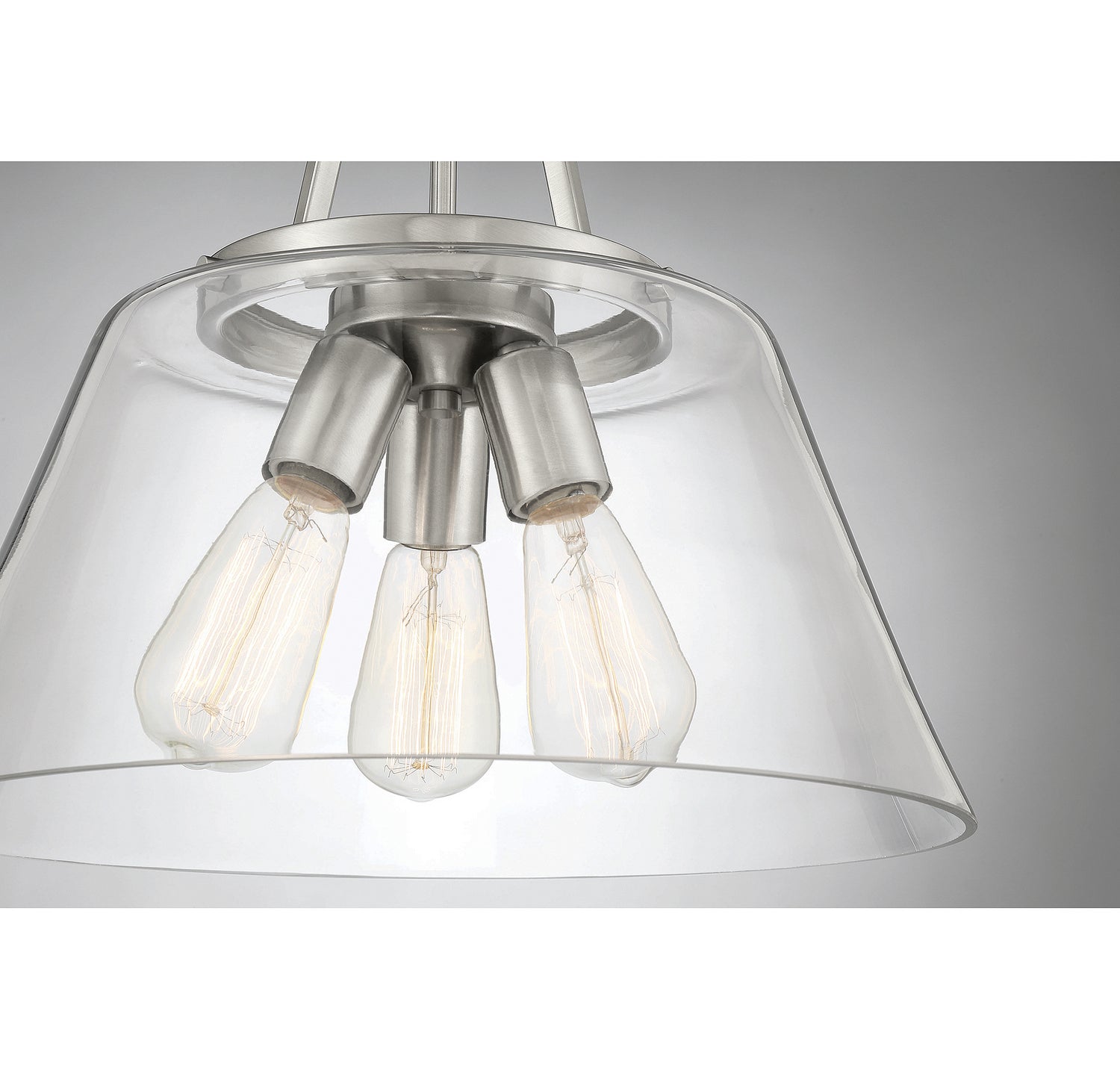 Savoy House - 7-1025-3-SN - Three Light Pendant - Calhoun - Satin Nickel