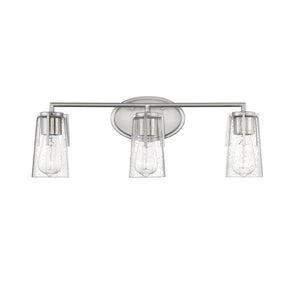 Savoy House - 8-7045-3-SN - Three Light Bath Bar - Sacremento - Satin Nickel