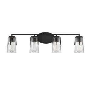 Savoy House - 8-7045-4-BK - Four Light Bath Bar - Sacremento - Black