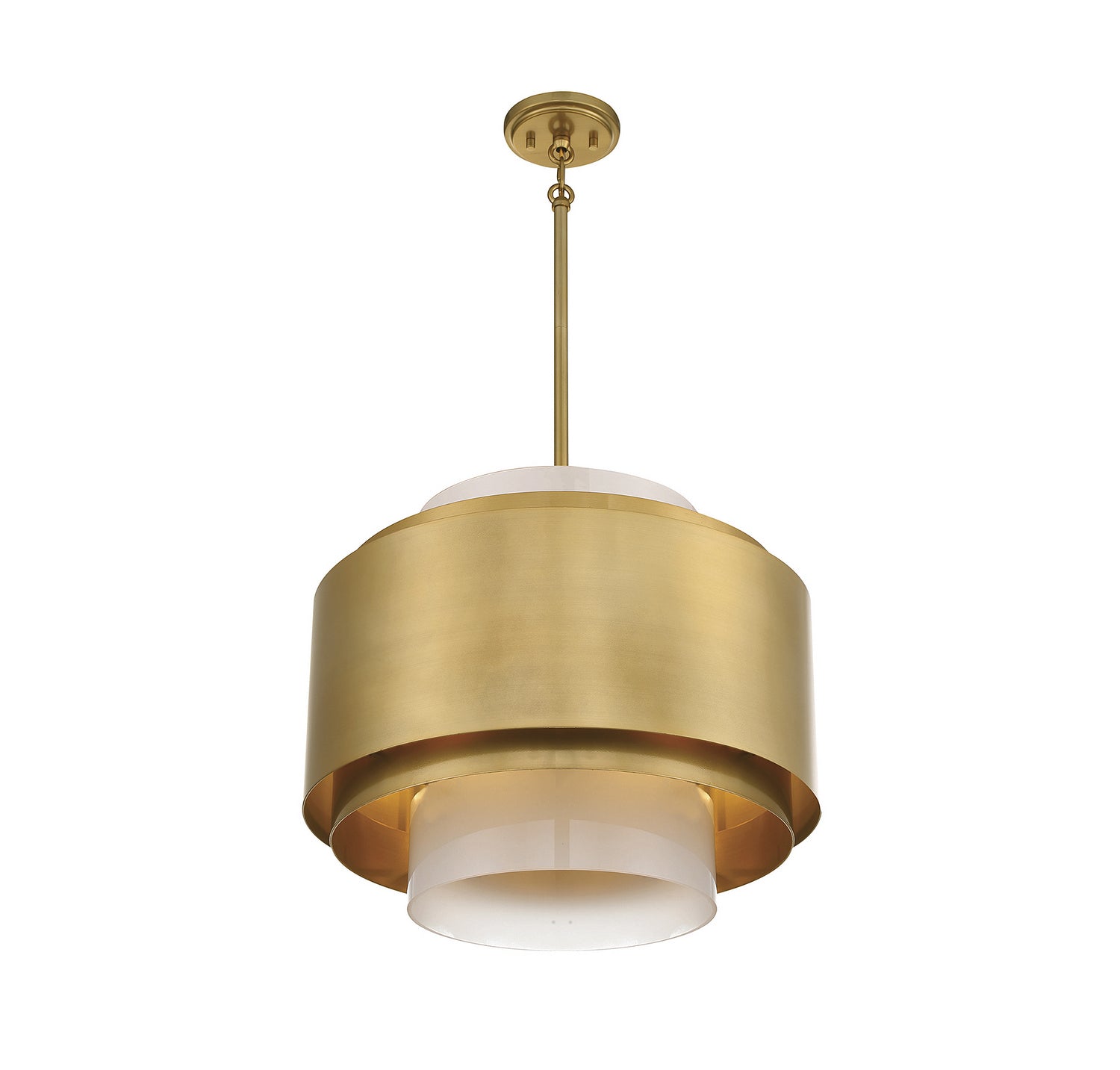 Savoy House - 1-181-4-171 - Four Light Pendant - Beacon - Burnished Brass