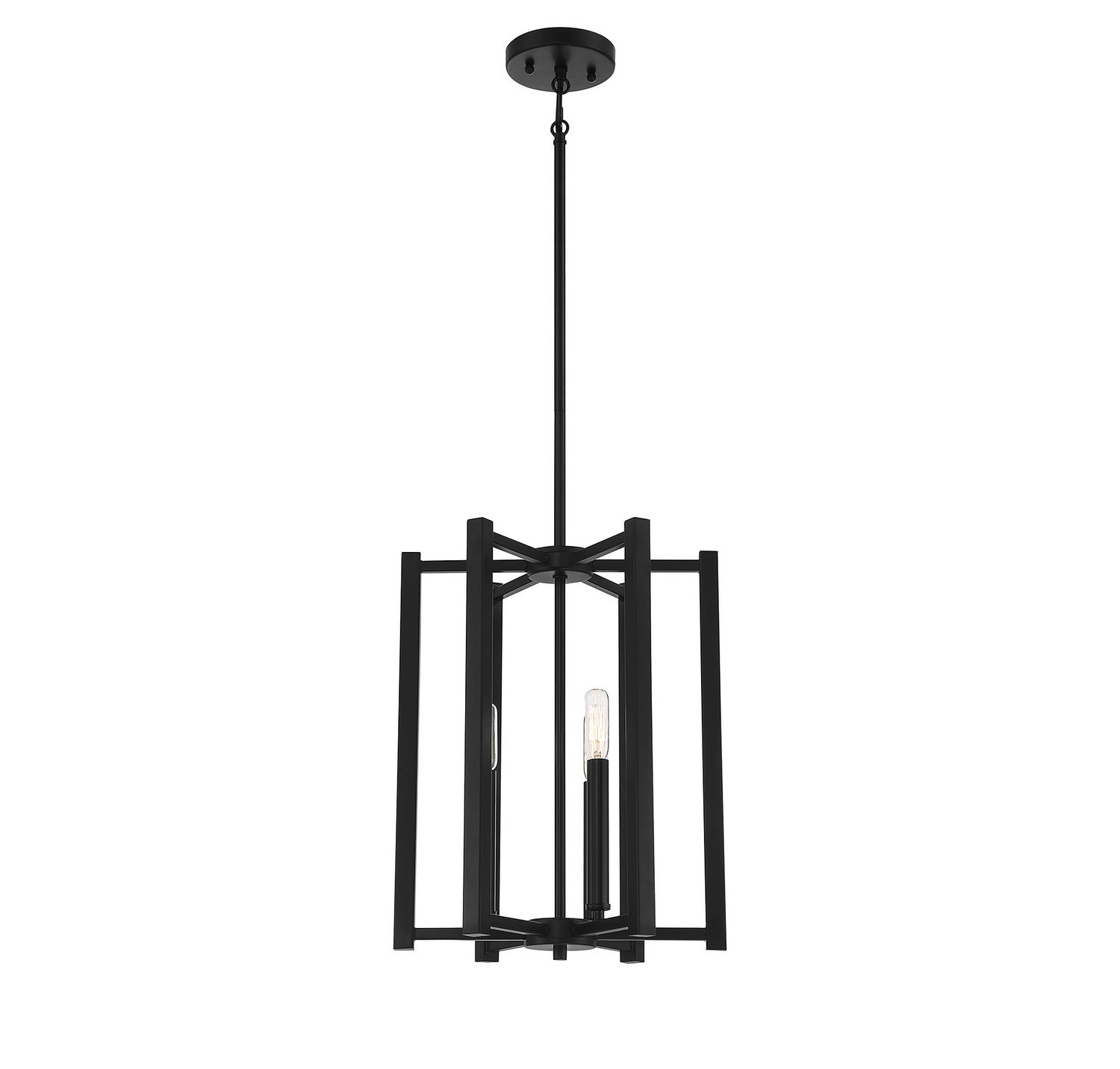 Savoy House - 3-7700-3-89 - Three Light Pendant - Benson - Matte Black