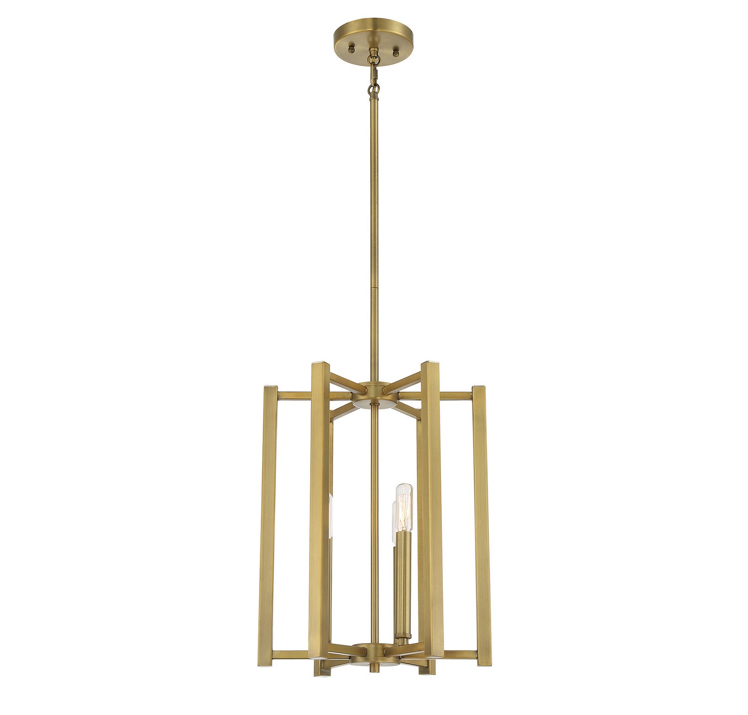 Savoy House - 3-7700-3-322 - Three Light Pendant - Benson - Warm Brass