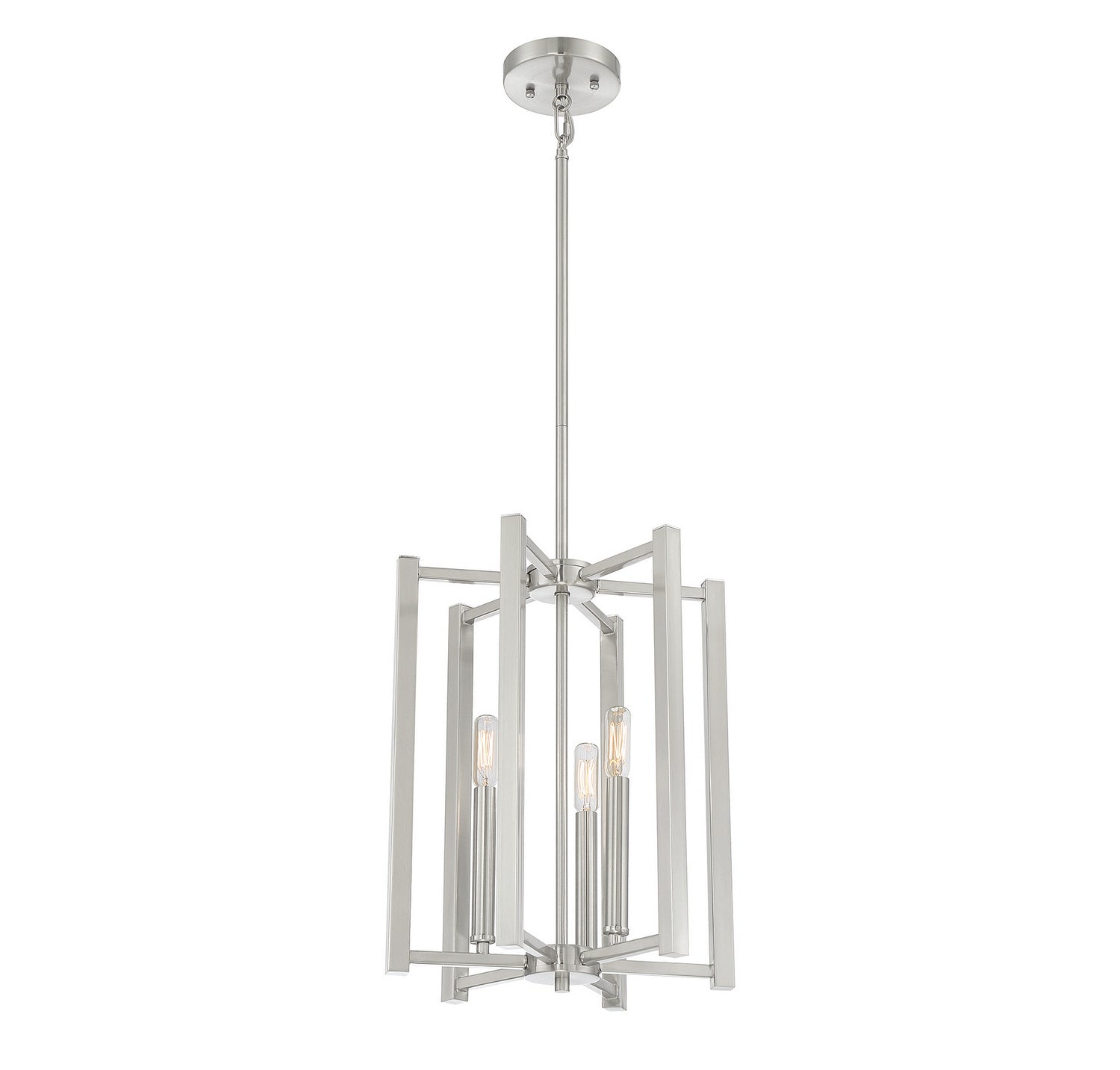 Savoy House - 3-7700-3-SN - Three Light Pendant - Benson - Satin Nickel