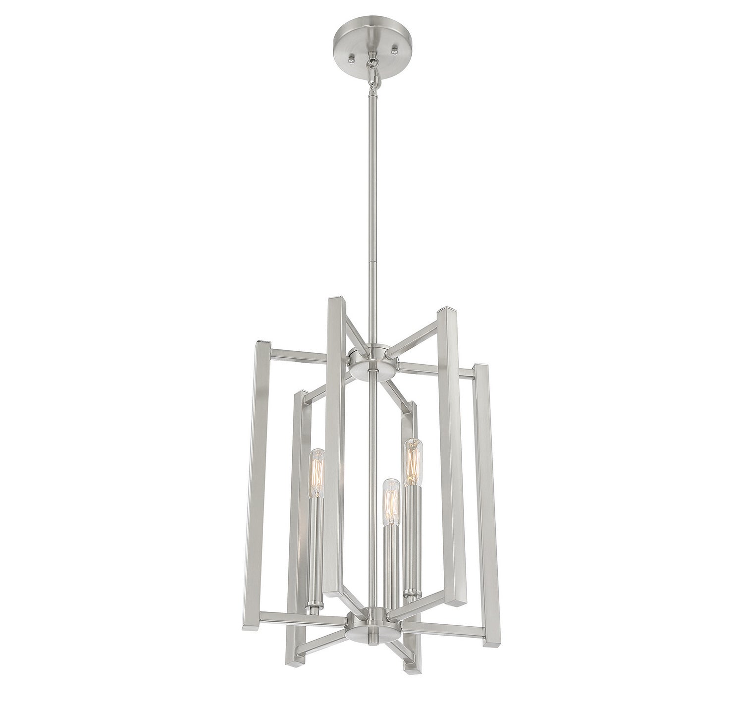 Savoy House - 3-7700-3-SN - Three Light Pendant - Benson - Satin Nickel