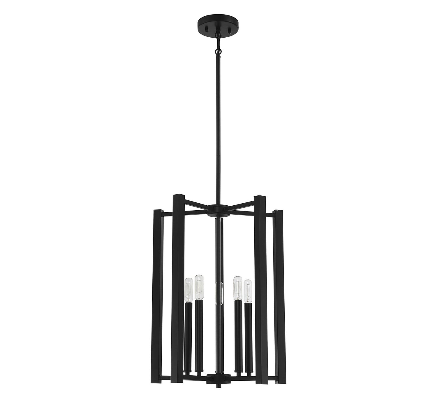 Savoy House - 3-7701-5-89 - Five Light Pendant - Benson - Matte Black