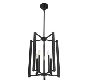 Savoy House - 3-7701-5-89 - Five Light Pendant - Benson - Matte Black