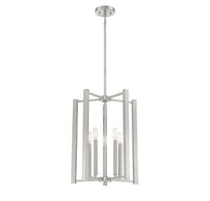 Savoy House - 3-7701-5-SN - Five Light Pendant - Benson - Satin Nickel