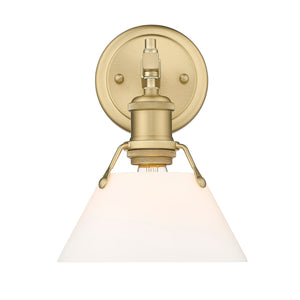 Golden - 3306-BA1 BCB-OP - One Light Bath Vanity - Orwell BCB - Brushed Champagne Bronze