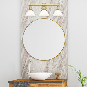 Golden - 3306-BA3 BCB-OP - Three Light Bath Vanity - Orwell BCB - Brushed Champagne Bronze