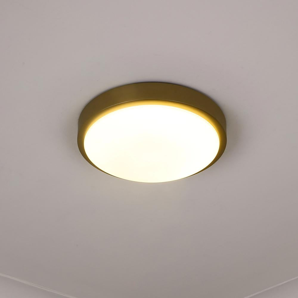 Golden - 9128-FM10 BCB-OP - LED Flush Mount - Gabi BCB - Brushed Champagne Bronze