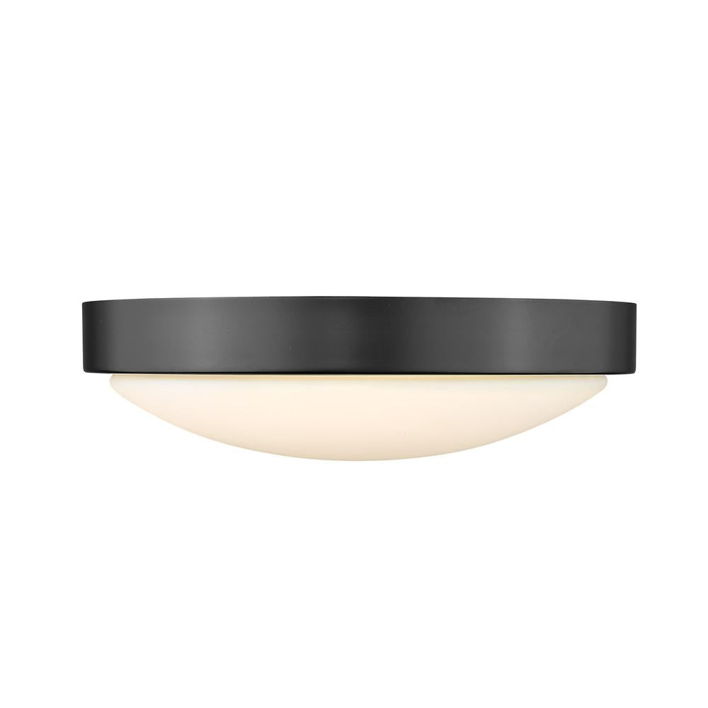 Golden - 9128-FM10 BLK-OP - LED Flush Mount - Gabi - Matte Black