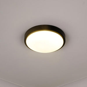 Golden - 9128-FM10 BLK-OP - LED Flush Mount - Gabi - Matte Black