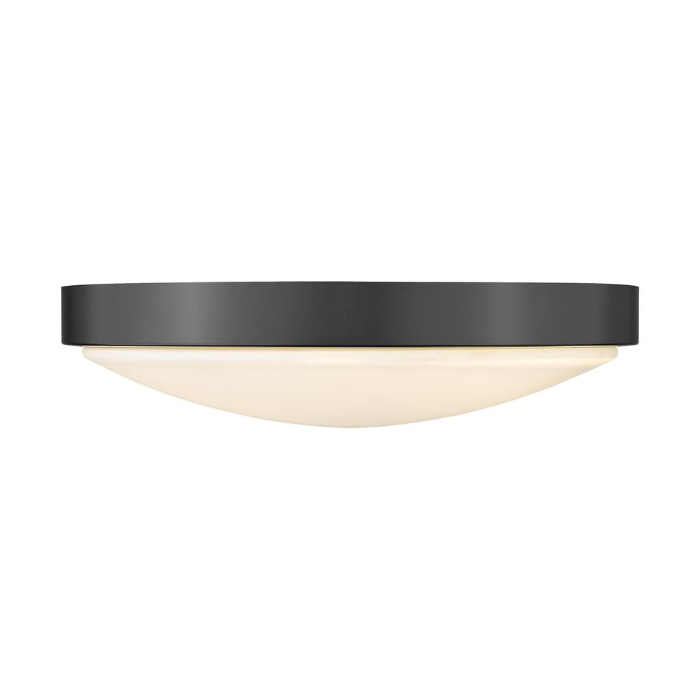 Golden - 9128-FM13 BLK-OP - LED Flush Mount - Gabi - Matte Black