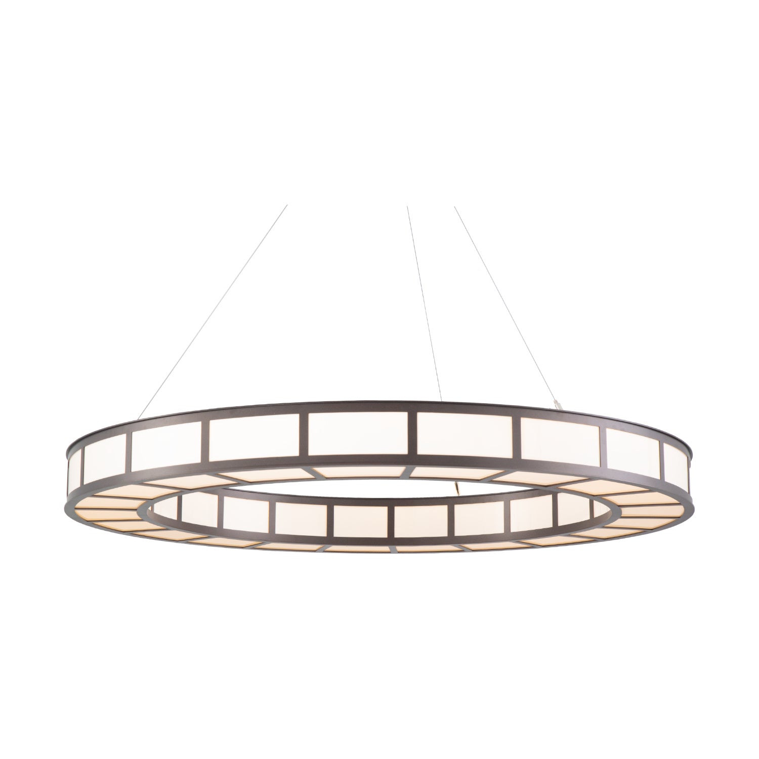 Hammerton Studio - CHB0033-48-FB-WL-CA1-L3 - LED Chandelier - Carlyle - Flat Bronze