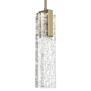 Hammerton Studio - LAB0061-17-GB-GC-001-L3 - LED Pendant - Glacier - Gilded Brass