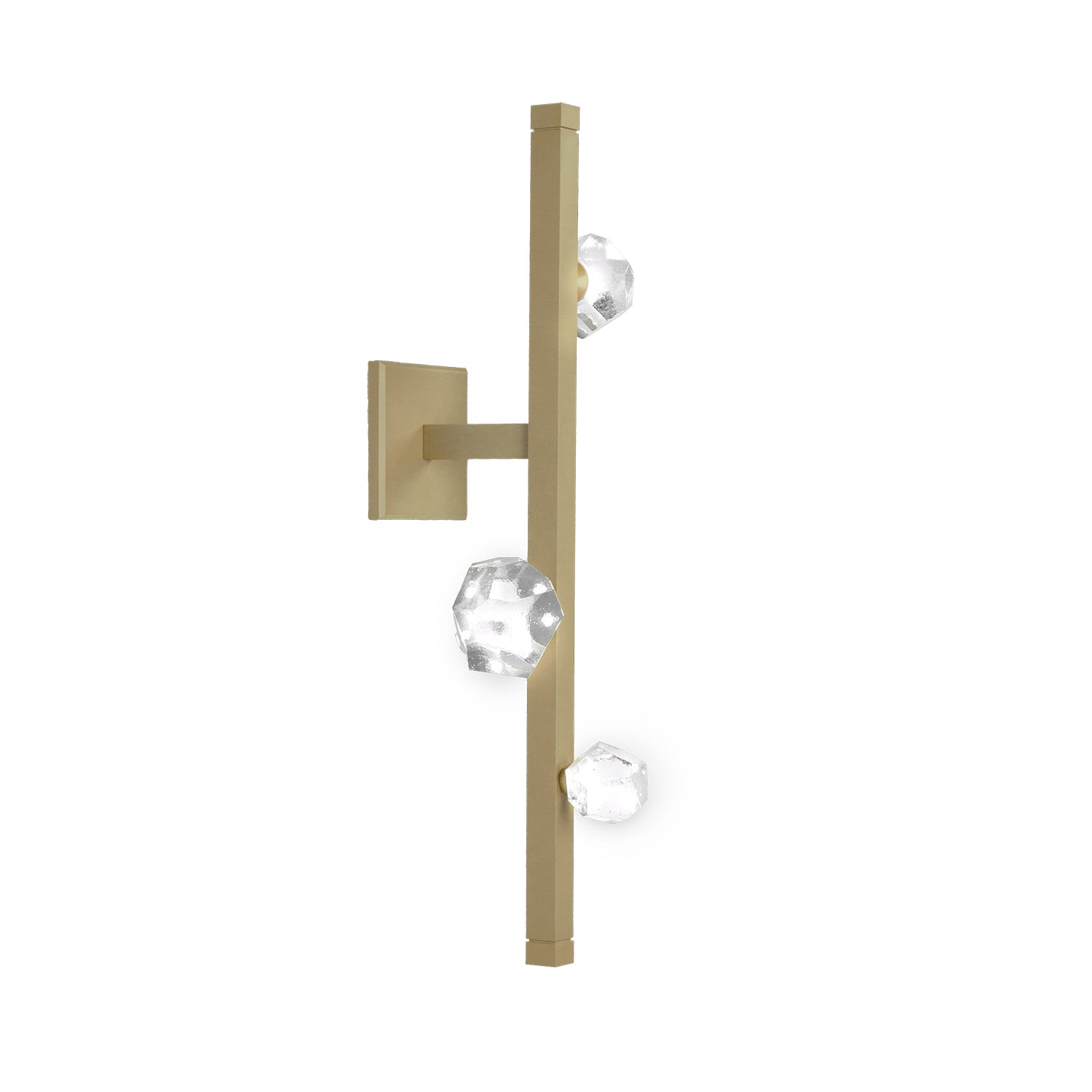 Hammerton Studio - IDB0070-24-GB-CZ-L3 - LED Wall Sconce - Stella - Gilded Brass