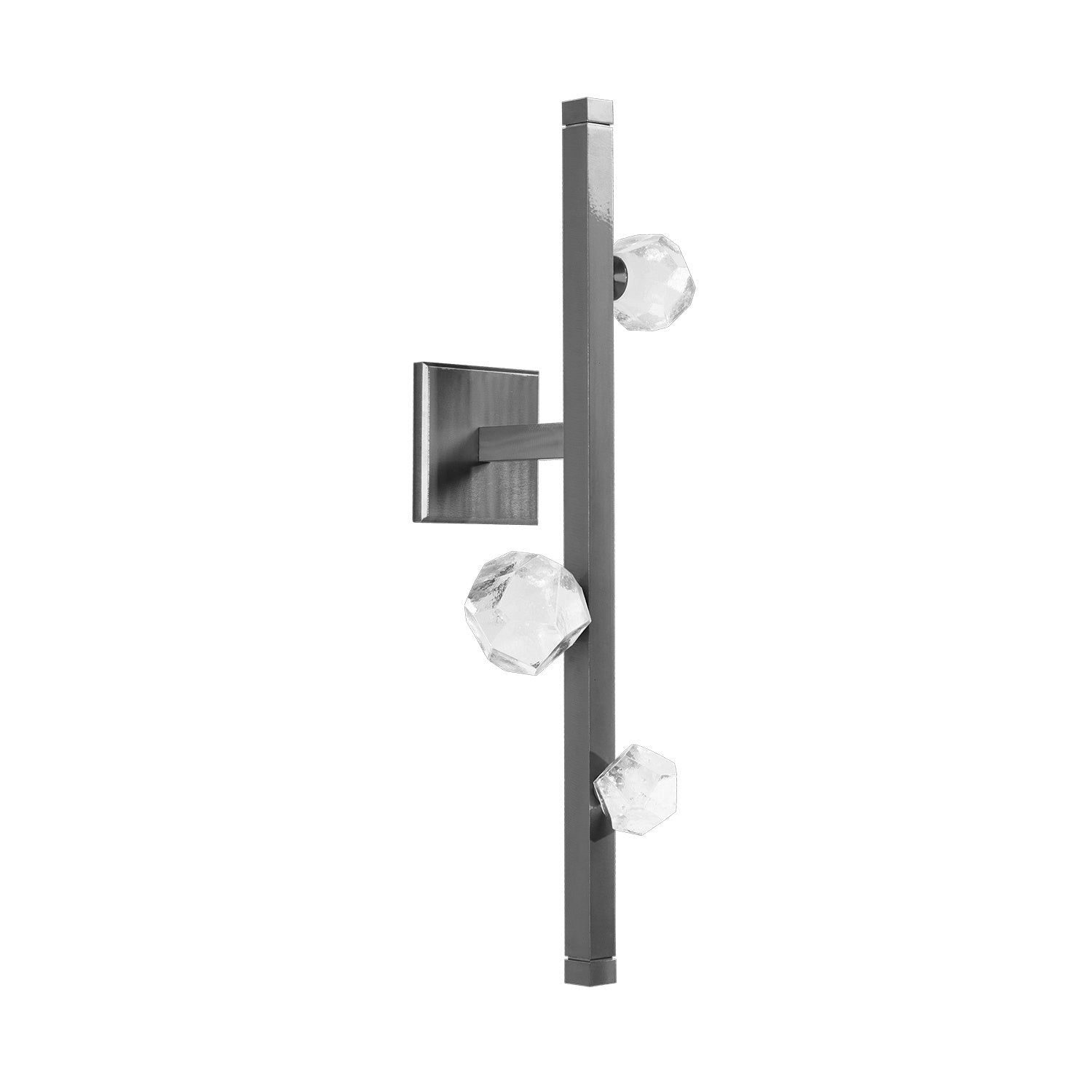 Hammerton Studio - IDB0070-24-GM-CZ-L3 - LED Wall Sconce - Stella - Gunmetal