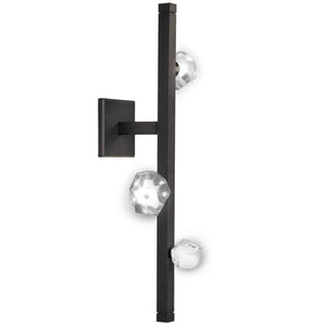 Hammerton Studio - IDB0070-24-MB-CZ-L3 - LED Wall Sconce - Stella - Matte Black