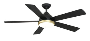 Wind River Fan Company - WR1476MB - 52"Ceiling Fan - Neopolis - Matte Black