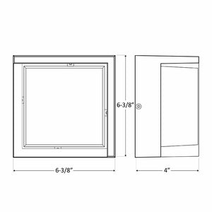 Westgate - LRS-H-MCT-C90-BK - Outdoor Double Lens - Black