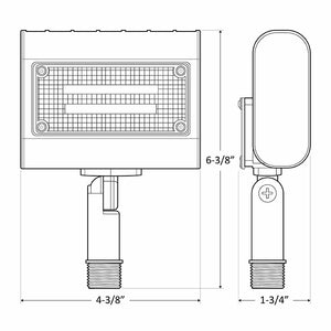 Westgate - LFX-XS-15W-40K-KN - Flood/Area Ligh - Bronze