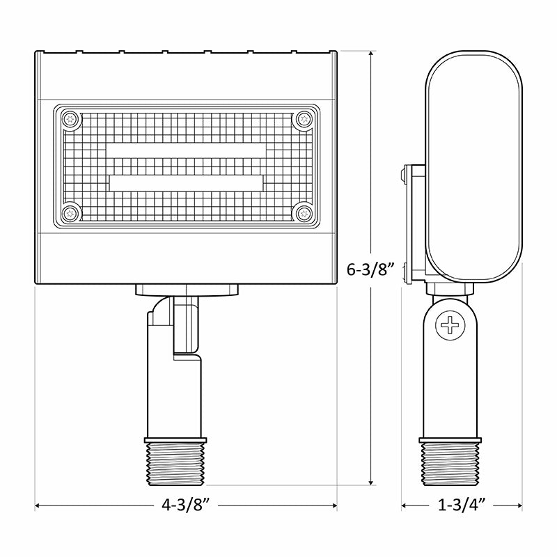 Westgate - LFX-XS-15W-40K-KN - Flood/Area Ligh - Bronze