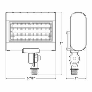 Westgate - LFX-SM-10-30W-30K-KN - Flood/Area Ligh - Bronze