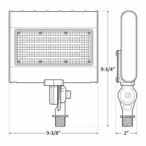 Westgate - LFX-MD-15-50W-MCTP-KN - Flood/Area Ligh - Bronze