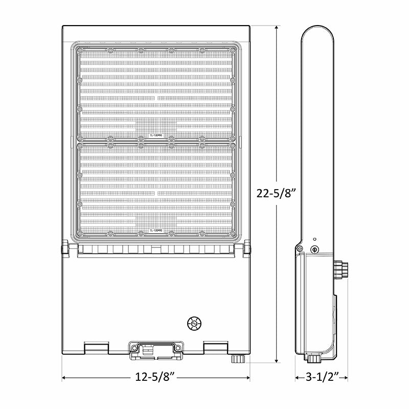 Westgate - LFXPRO-XL-150-300W-MCTP - Flood/Area Ligh - Bronze