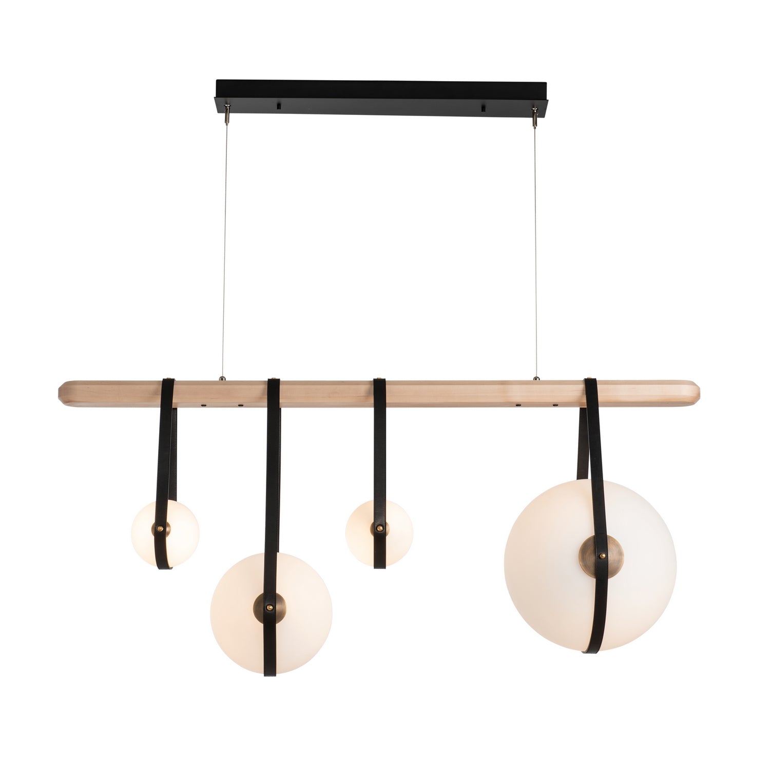 Hubbardton Forge - 131043-LED-STND-10-27-LK-WD-GG0702 - LED Pendant - Derby - Black