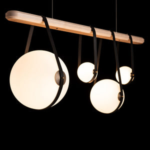 Hubbardton Forge - 131043-LED-STND-10-27-LK-WD-GG0702 - LED Pendant - Derby - Black